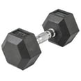 thumbnail image 2 of Lifeline Fitness Premium Rubber Hex Dumbbell, Single, 25 lbs, 2 of 19