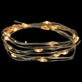 thumbnail image 3 of Northlight 20 Battery Operated Warm White LED Micro Fairy Lights - 6ft, Copper Wire, 3 of 9