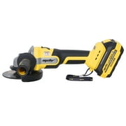Mellif Brushless Cordless Angle Grinder, Compatible with Dewalt 20V MAX Battery, Side Grinding and Polishing Tool(with Battery)