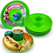 Great Plate Lime-green 6 Pack