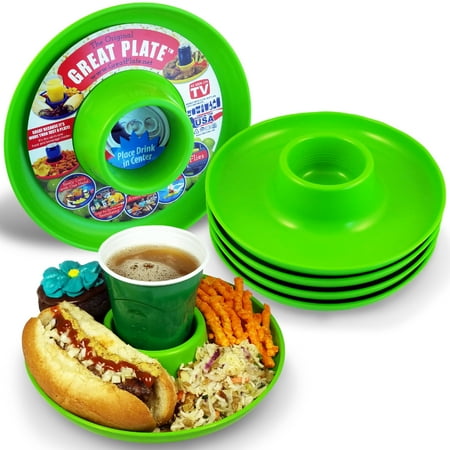 Great Plate Lime-green 6 Pack