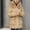 Khaki, variant on Homenesgenics Womens Wool Overcoat Winter Clothes for Women Fall and Winter Long Sleeved Warm Cotton Jacket Bread