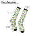 thumbnail image 5 of Haiem Summer Leopard Socks, Funny Novelty Crazy Design Cotton Socks Sports Socks Knee High Socks For Men, Women,1Pairs - Gift For Working Friends, 5 of 9