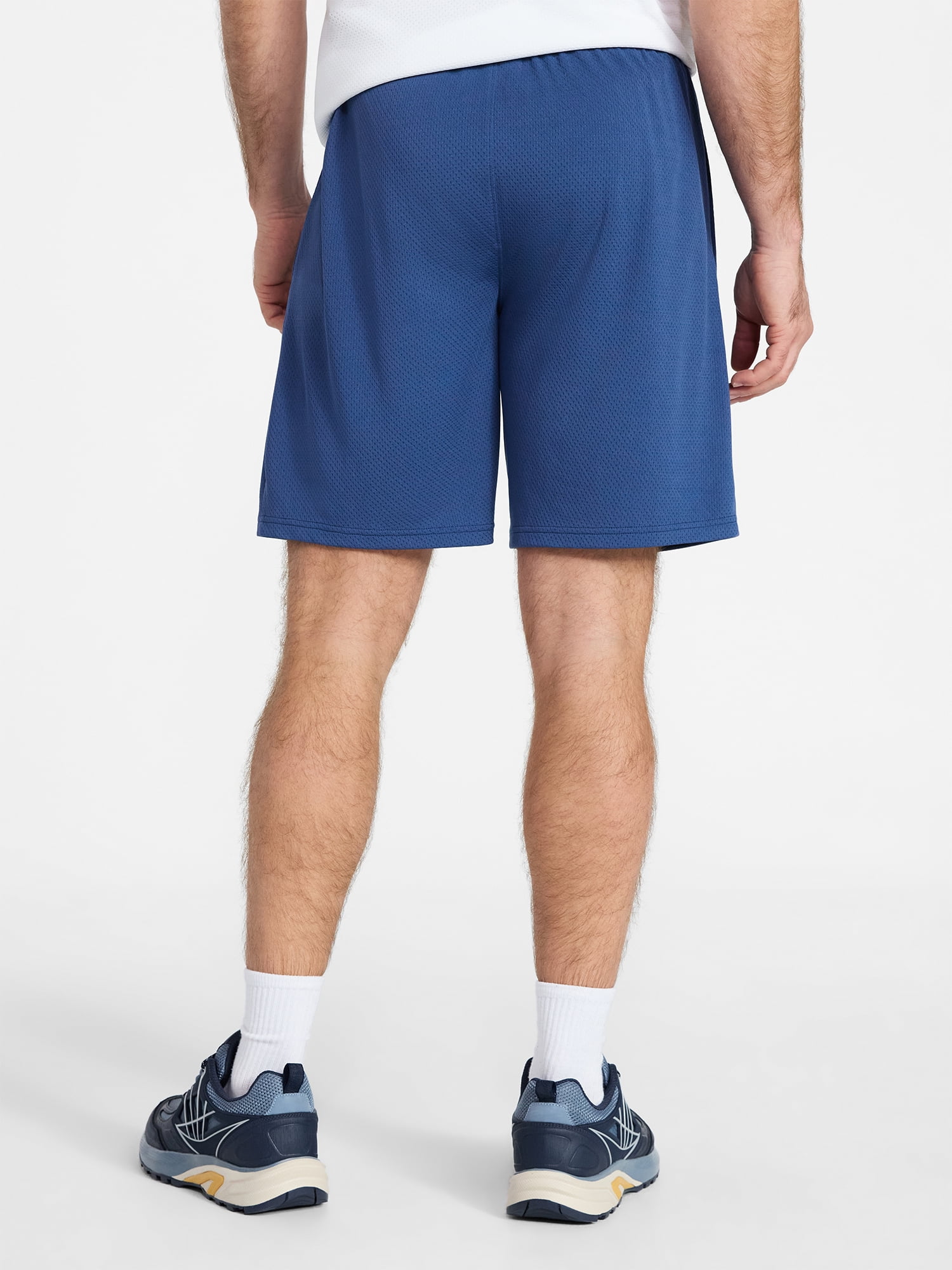 Athletic Works Men's and Big Men's Active Mesh Shorts, 9" Inseam, Sizes XS-5XL