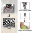 thumbnail image 3 of Bolsa de transporte para perros, bolsa de transporte reversible con correa para el hombro, bandolera ajustable para perros, bolsa de transporte para cachorros con gancho para collar para perro/gato/co, 3 of 5