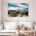 thumbnail image 2 of Elephant Stock Cactus Desert Wall Art - Horizontal Canvas Wall Art - Living Room Wall Decor - Floral And Botanical Canvas - Green And Beige Decor - 45" x 30", 2 of 8