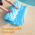 thumbnail image 4 of Colchoneta flotante inflable para piscina Sloosh, 2 unidades, para adultos, 4 of 8