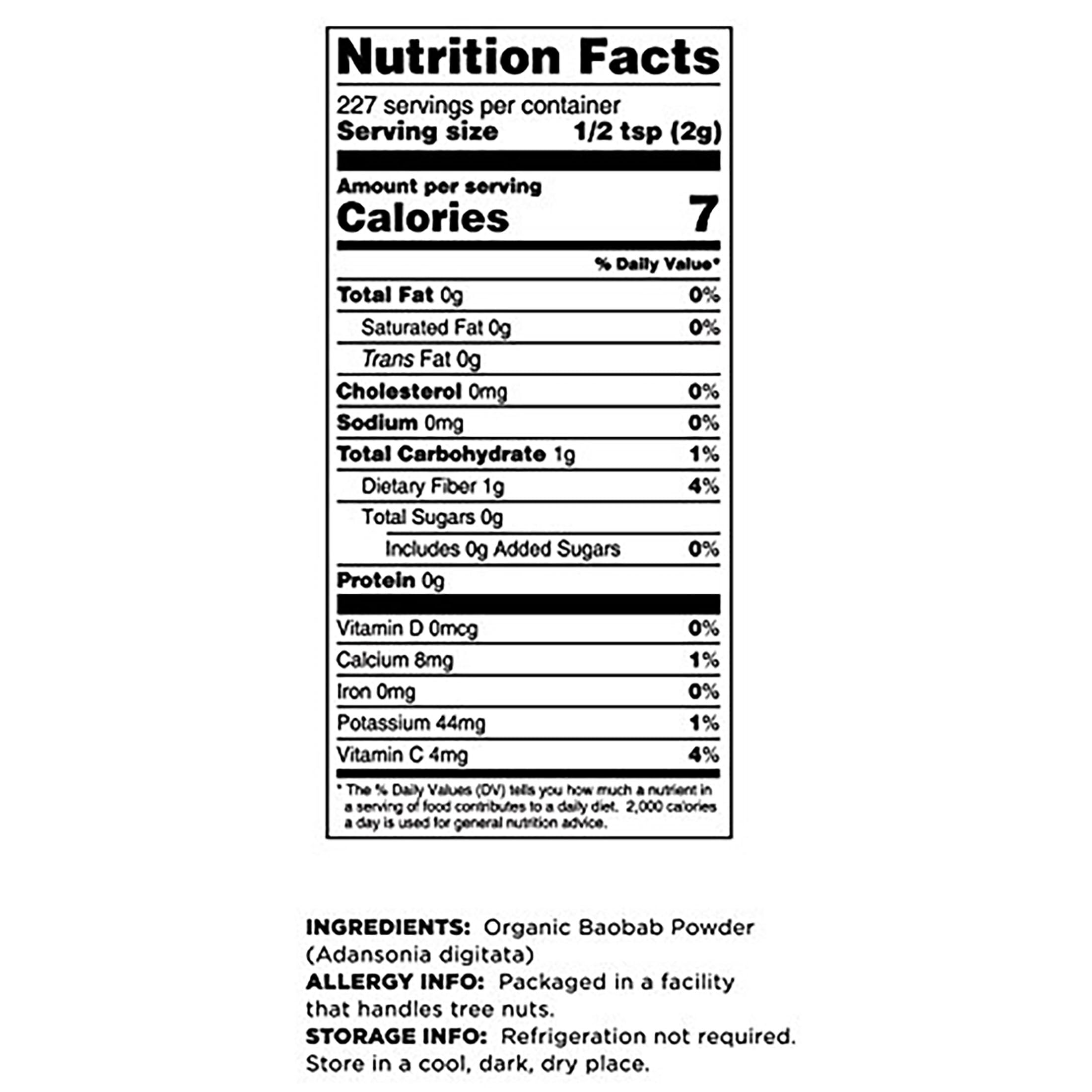 Terrasoul Superfoods Organic Baobab Fruit Powder, 1.5 Lbs (12 Oz 2-Pack) - Vitamin C | Antioxidants