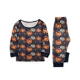 thumbnail image 5 of Halloween Family Matching Pajamas Set, Fall Sleepwear, Ghost & Pumpkin Printed Holiday Sleepwear, Soft Loungewear PJs Outfit, 5 of 5