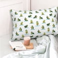 thumbnail image 4 of Naloa Cute Avocado Yoga Pillow Covers, Throw Pillow Case Cushion Covers,Cushion for Bedroom,Couch,Home-20"x30", 4 of 6