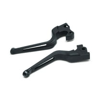 Kuryakyn 6669 Motorcycle Handlebar Accessory: Clutch and Brake Trigger Levers for 2014-19 Harley-Davidson XL Motorcycles, Satin Black, 1 Pair