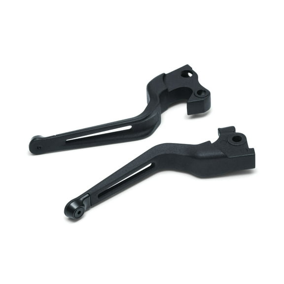 Kuryakyn 6669 Motorcycle Handlebar Accessory: Clutch and Brake Trigger Levers for 2014-19 Harley-Davidson XL Motorcycles, Satin Black, 1 Pair