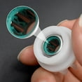 thumbnail image 3 of 2-Pack White ABS Rotating Mop Gears - 1 Inch Outer Diameter, 0.3 Inch Inner Diameter, 0.8 Inch Height - Compatible with Vileda, O-Cedar & 90% of Rotating Mop Brands - Easy Replacement Pedal Accessory, 3 of 6