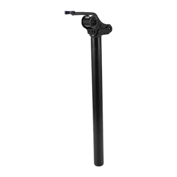 Unique Bargains Bike Seat Posts Electric Bicycles Vehicle Battery Anti-Theft Locking Foldable Bike Saddle Post Seat Tube Black 1 Pc 27.2x350mm Steel