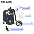 thumbnail image 3 of Goofa The Nightmare Before Christmas Pattern Durable Canvas Daypack - High-Quality Vintage Backpack, Compact & Versatile for Travel and Everyday Use-Medium, 3 of 5