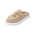 thumbnail image 2 of Miluxas Women's Soft Walking Platform Mule, Casual Slip-On Shoes, Lightweight, Comfortable, Stylish Everyday Footwear Khaki 7(39), 2 of 7