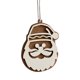 thumbnail image 4 of Fiudx Adornos Navideños Navidad Tallado En Madera Copo De Nieve Santa Claus Colgante Para Árbol De Navidad Diy Materiales De Decoración De Ventanas Del Hogar, 4 of 4