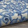 thumbnail image 6 of 5â€™ x 8â€™ Gray and Blue Indoor Outdoor Area Rug, 6 of 7