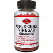 Olympian Labs Apple Cider Vinegar Gummies (1000mg Per Serving) Formulated With Vitamin B12, Folate, & Pomegranate Juice Powder - Detox, Immunity Support - 60ct (30 Servings)