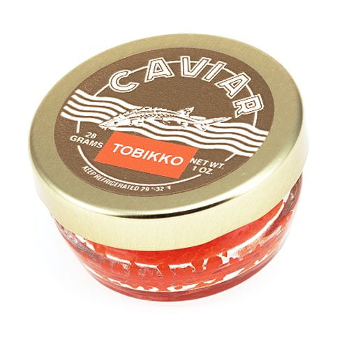 Tobiko Orange Capelin Sushi Caviar 1 Oz Walmart Com Walmart Com