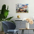 thumbnail image 2 of JEUXUS July 4th Decorations Patriotic Wall Art Prints Rustic Windmills Rusty Truck Canvas Wall Decor Independence Day Home Decor Festival Artwork for Living Room Bedroom Office  20x16inch, 2 of 6