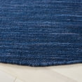 thumbnail image 3 of SAFAVIEH Kilim Roderick Solid Area Rug, Navy/Blue, 6' x 6' Round, 3 of 8