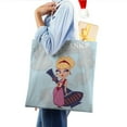 thumbnail image 4 of I Dream of Jeannie Bolso de tela con estampado de lienzo para mujer, bolsa de compras reutilizable y estética, con cremallera interior, regalo para mujer,38*45cm., 4 of 6