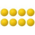 thumbnail image 2 of Yellow 42.6mm  Ball PU Soft Monolayer  Training Ball for Indoor Practice Accessory Yellow, 2 of 8