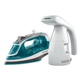 thumbnail image 1 of Combo Black & Decker Plancha Suela Cerámica con Cable Retráctil y Vaporizador Portátil de Calentamiento Rápido, 1 of 4