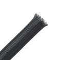 thumbnail image 1 of 100 Pieds - Manchon Tressé Extensible pour Animaux de Compagnie 1/4 Pouce – Noir – Alex Tech, 1 of 5