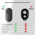 thumbnail image 5 of Bluetooth Remote Control for Phone Scrolling, Page Turner Camera Shutter, iPhone Android Black, 5 of 11