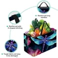 thumbnail image 3 of Dragonfly Foldable Reusable Large Capacity Oxford Cloth Storage Bin, Laundry Basket, 3 of 7