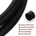 thumbnail image 3 of Uxcell Wire Loom Tubing 26FT - 3/16 inch Wire Conduit Cord Protector Cable Sleeves Flexible Electrical Wire Cover, 3 of 5