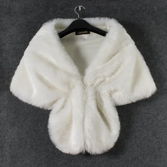 White Scarfs Scarf Fashion Elegant Bridal Wedding Plush Long Shawl Stole Wrap Scarf Keep Warm Clothing Accessories Scarf