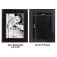 thumbnail image 3 of GraduationMall Mahogany with Gold Beads 5x7 Picture Frames for Wall or Tabletop 2-Pack, 3 of 7
