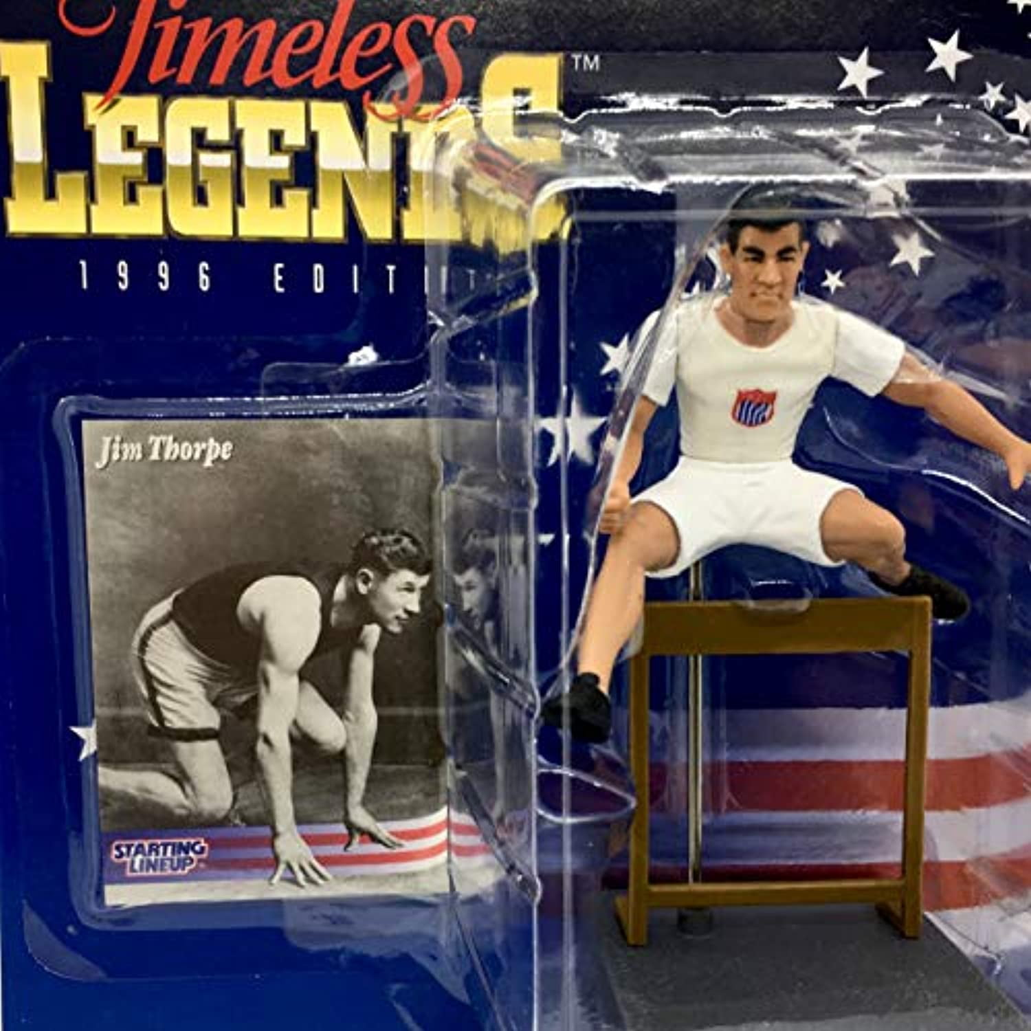レア Timeless Legends フィギュア 1996年版 1996 Starting Lineup Timeless Legends Action Figure: Jim Thorpe