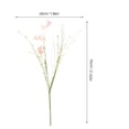 thumbnail image 2 of KAKOWELY 3Ud Flores Artificiales Decorativas Color Rosa Para Salón Y Fotografía Realistas Y Duraderas, 2 of 8