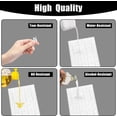 thumbnail image 4 of LAICAIW 2080pcs Letters Stickers, 10 Sheets Vinyl Alphabet Stickers 1/2 Inch Uppercase & Lowercase Stick Board Small Decals Scrapbook Classroom (White), 4 of 6