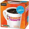 Dunkin' Donuts French Vanilla Flavored Coffee K-Cup Pods, For Keurig Brewers, 16 Count
