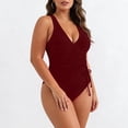 thumbnail image 6 of Yievot Plus Size One Piece Swimsuits for Women Tummy Control Modest Bathing Suit Shapewear Swimwear, 6 of 8
