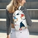 thumbnail image 5 of Disketp School Cute Gnomes print Canvas Backpack Lightweight Travel Daypack Student Rucksack Laptop Backpack-Medium, 5 of 5