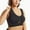 01-Black, variant on Padded Sports Bras for Women Athletic Breathable Workout Gym Yoga Activewear Seamless High Impact Gather Bra L 01-Black