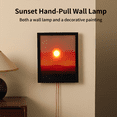 thumbnail image 6 of Wall-Mounted Sunset Atmosphere Light, Rechargeable Sunset Projection Lamp with Lift Control, for Bedroom Living Room Party, 6 of 11