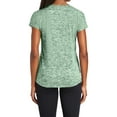 thumbnail image 2 of Mafoose Women's Electric Heather Sporty Tee Forest Green Electric Large, 2 of 5