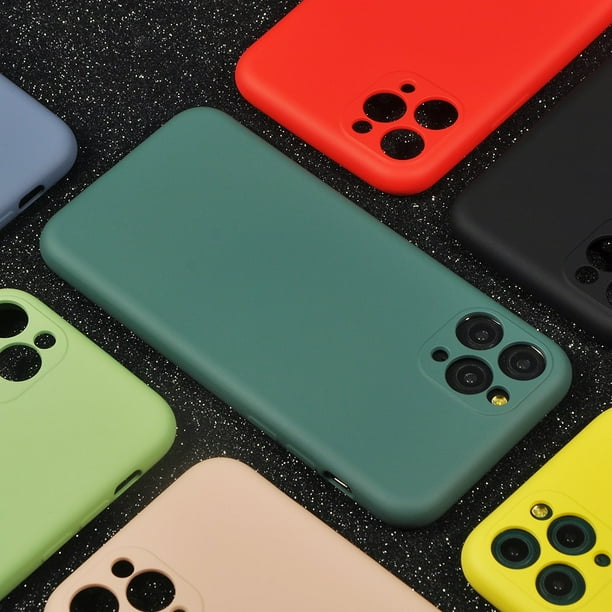 Original Liquid Silicone For Iphone 11 Pro Max Camera Protection Soft Case Green Walmart Com Walmart Com