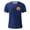 Dark Blue, variant on Dakiuu Halloween Pumpkin Face Graphic T Shirt for Men Women Unisex Casual Short Sleeve Tee Classic Loose Fit Autumn Everyday Wear
