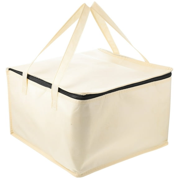 Raindrops Simple Insulation Bags Food Container Bag Shopping 35X35X23CM Beige