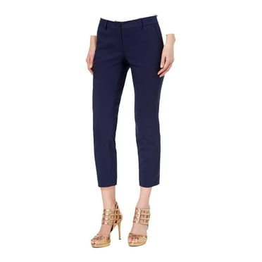 Michael Kors Skinny Straight Pants, True Navy, 4P