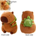 thumbnail image 1 of Capibara de hoja de loto, juguete de peluche, tortuga, ostra, abeja, Bckpack, Capibara, Cosplay, unicornio, dinosaurio, Boba, pan, anillo, decoración, animales de peluche, 1 of 5