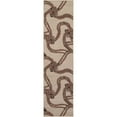 thumbnail image 2 of Unique Loom Outdoor Coastal Collection Area Rug - Seaknot (2' 7" x 10' Runner Beige/Blue), 2 of 9